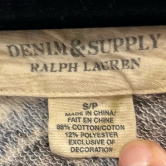 Denim & Supply Ralph Lauren Aztec Southwestern Fringe Native Pattern Soft Small - Picture 3 of 7